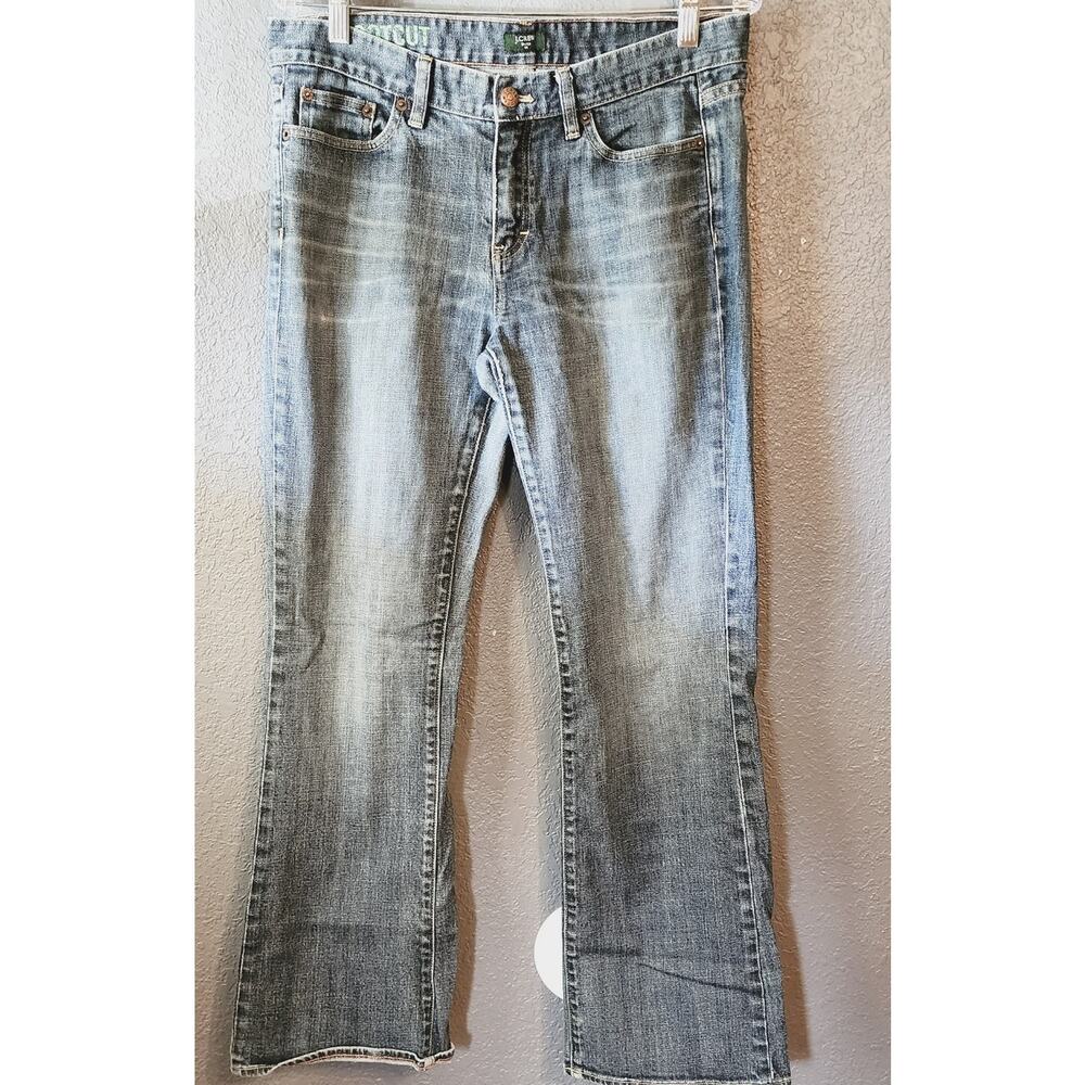 J.CREW Women's Stretch Light Wash Bootcut Jeans 32S